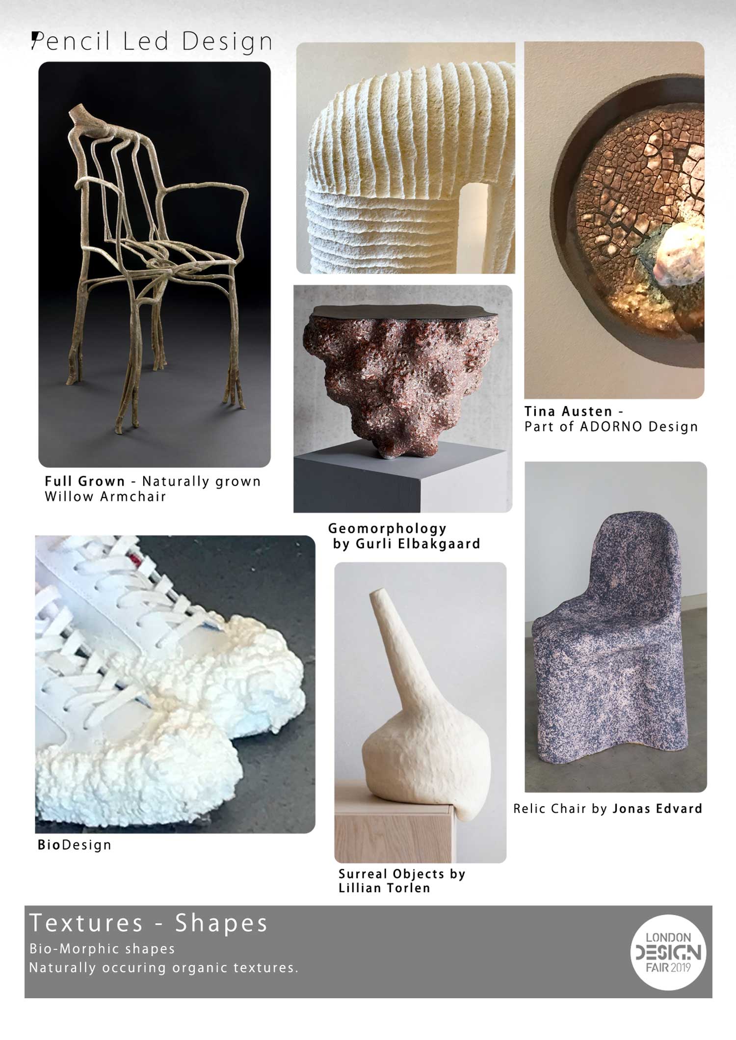 London Design Fair Textures and Shapes